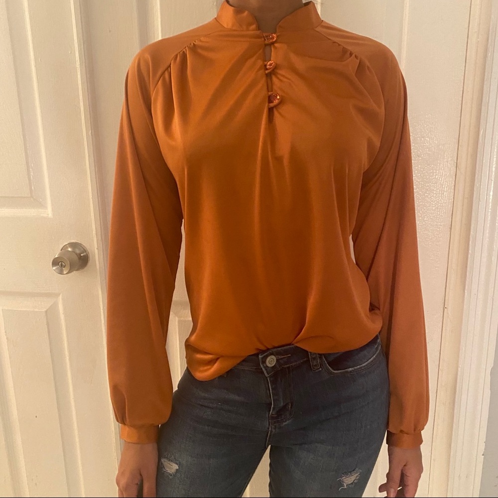 #Vintage Cheongsam Style blouse @coco&orange 🌻